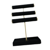 Maxbell Bracelet Holder Display Jewelry Holder Organizer for Watch Rings Living Room Black