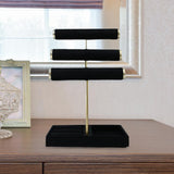 Maxbell Bracelet Holder Display Jewelry Holder Organizer for Watch Rings Living Room Black