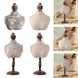 Maxbell Necklace Mannequin Stand Holder Jewelry Display Bust 16x36cm