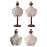 Maxbell Necklace Mannequin Stand Holder Jewelry Display Bust 16x36cm