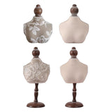 Maxbell Necklace Mannequin Stand Holder Jewelry Display Bust 16x36cm