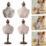 Maxbell Necklace Mannequin Stand Holder Jewelry Display Bust 16x36cm