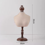 Maxbell Necklace Mannequin Stand Holder Jewelry Display Bust 16x36cm