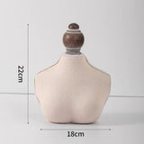 Maxbell Necklace Mannequin Stand Holder Jewelry Display Bust 18x22cm