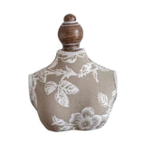 Maxbell Necklace Mannequin Stand Holder Jewelry Display Bust 18x22cm with Flower