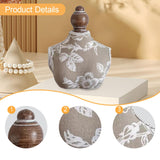 Maxbell Necklace Mannequin Stand Holder Jewelry Display Bust 18x22cm with Flower