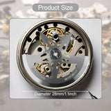 Maxbell Watch Movement Rotor High Performance Replace Professional 1.10inch Diameter Silver