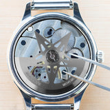 Maxbell Watch Movement Rotor High Performance Replace Professional 1.10inch Diameter Silver