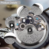 Maxbell Automatic Hammer Rotor Watchmakers Accessory Repair Oscillating Weight Rotor Silver