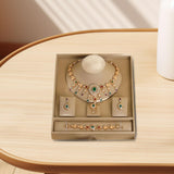 Maxbell Jewelry Tray for Rings Bracelet Earrings Necklace for Travel Vendors