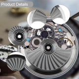 Maxbell Automatic Hammer Rotor Watchmakers Accessory Replacement Part 6R36 7S26 Silver