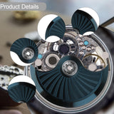 Maxbell Automatic Hammer Rotor Watchmakers Accessory Replacement Part 6R36 7S26 Blue