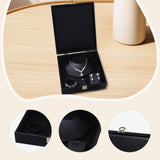 Maxbell Jewelry Organizer Storage Tray for Rings Bracelet Earrings Necklace for Show Black