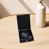 Maxbell Jewelry Organizer Storage Tray for Rings Bracelet Earrings Necklace for Show Black