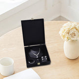 Maxbell Jewelry Organizer Storage Tray for Rings Bracelet Earrings Necklace for Show Black