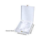 Maxbell Jewelry Organizer Storage Tray for Rings Bracelet Earrings Necklace for Show White