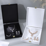 Maxbell Jewelry Organizer Storage Tray for Rings Bracelet Earrings Necklace for Show White