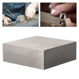 Maxbell Bench Block Practical Metal Professional Jewelers Tool Sturdy   80x80x30mm