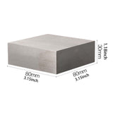 Maxbell Bench Block Practical Metal Professional Jewelers Tool Sturdy   80x80x30mm