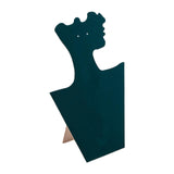 Maxbell Velvet Necklace Display Soft Jewelry Display for Shop Show Home Use Business Green