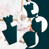 Maxbell Velvet Necklace Display Soft Jewelry Display for Shop Show Home Use Business Green