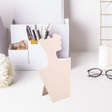 Maxbell Velvet Necklace Display Soft Jewelry Display for Shop Show Home Use Business White