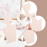 Maxbell Velvet Necklace Display Soft Jewelry Display for Shop Show Home Use Business White
