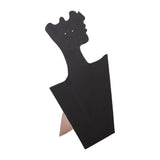 Maxbell Velvet Necklace Display Soft Jewelry Display for Shop Show Home Use Business Black