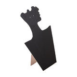 Maxbell Velvet Necklace Display Soft Jewelry Display for Shop Show Home Use Business Black