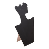 Maxbell Velvet Necklace Display Soft Jewelry Display for Shop Show Home Use Business Black