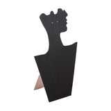 Maxbell Velvet Necklace Display Soft Jewelry Display for Shop Show Home Use Business Black