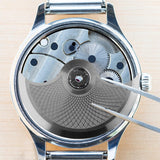 Maxbell Watch Automatic Hammer Component Professional Watch Rotor for 7S36 4R35 7S26 Silver