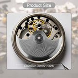 Maxbell Watch Automatic Hammer Component Professional Watch Rotor for 7S36 4R35 7S26 Silver