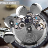 Maxbell Watch Automatic Hammer Component Professional Watch Rotor for 7S36 4R35 7S26 Silver