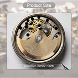 Maxbell Watch Automatic Hammer Component Professional Watch Rotor for 7S36 4R35 7S26 Gold