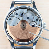 Maxbell Watch Automatic Hammer Component Professional Watch Rotor for 7S36 4R35 7S26 Rose Gold