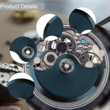 Maxbell Watch Automatic Hammer Component Professional Watch Rotor for 7S36 4R35 7S26 Blue