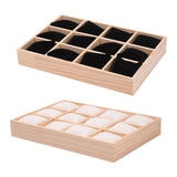 Maxbell Bracelet Storage Tray Practical Watch Display Case for Dresser Jewelry Store Black Velvet