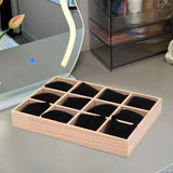 Maxbell Bracelet Storage Tray Practical Watch Display Case for Dresser Jewelry Store Black Velvet