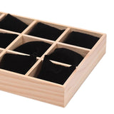 Maxbell Bracelet Storage Tray Practical Watch Display Case for Dresser Jewelry Store Black Velvet