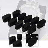Maxbell 10 Pieces Watch Pillows Jewelry Display Accessories for Jewelry Box Showcase Black Velvet