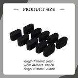 Maxbell 10 Pieces Watch Pillows Jewelry Display Accessories for Jewelry Box Showcase Black Velvet