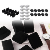 Maxbell 10 Pieces Watch Pillows Jewelry Display Accessories for Jewelry Box Showcase Black Velvet