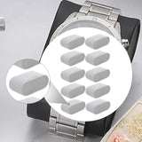 Maxbell 10 Pieces Watch Pillows Jewelry Display Accessories for Jewelry Box Showcase Gray Velvet