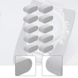 Maxbell 10 Pieces Watch Pillows Jewelry Display Accessories for Jewelry Box Showcase Gray Velvet