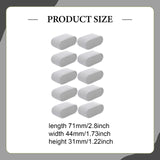 Maxbell 10 Pieces Watch Pillows Jewelry Display Accessories for Jewelry Box Showcase Gray Velvet