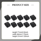 Maxbell 10 Pieces Watch Pillows Jewelry Display Accessories for Jewelry Box Showcase Black PU Leather