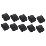 Maxbell 10 Pieces Watch Pillows Jewelry Display Accessories for Jewelry Box Showcase Black PU Leather