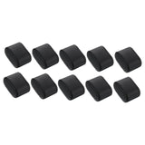 Maxbell 10 Pieces Watch Pillows Jewelry Display Accessories for Jewelry Box Showcase Black PU Leather
