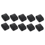Maxbell 10 Pieces Watch Pillows Jewelry Display Accessories for Jewelry Box Showcase Black PU Leather